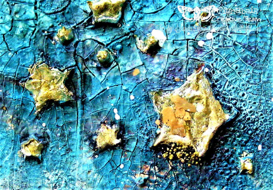 Reach for the Stars - mixed media art journal page