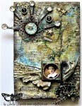 Soulmates – mixed media on balsa wood panel