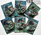 Finnabair Art Recipe - "Travel the Seas" ATC set for Prima Marketing