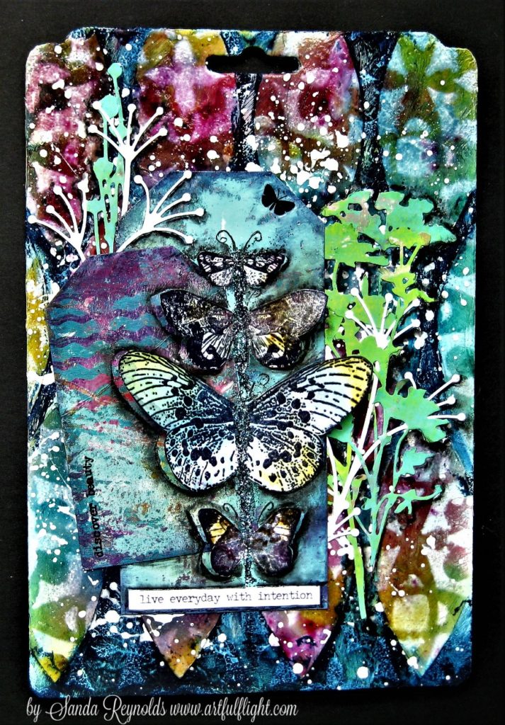 Mixed Media tag YouTube hop and GIVEAWAY